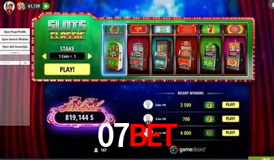 A Popularidade dos Caça-Níqueis no 07bet